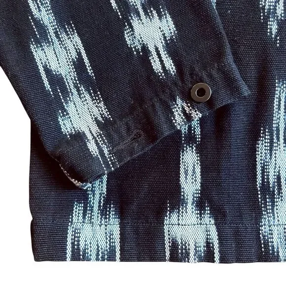 Evan Kinori The Field Shirt in Handwoven Ikat - Large L - Picture 6 of 8